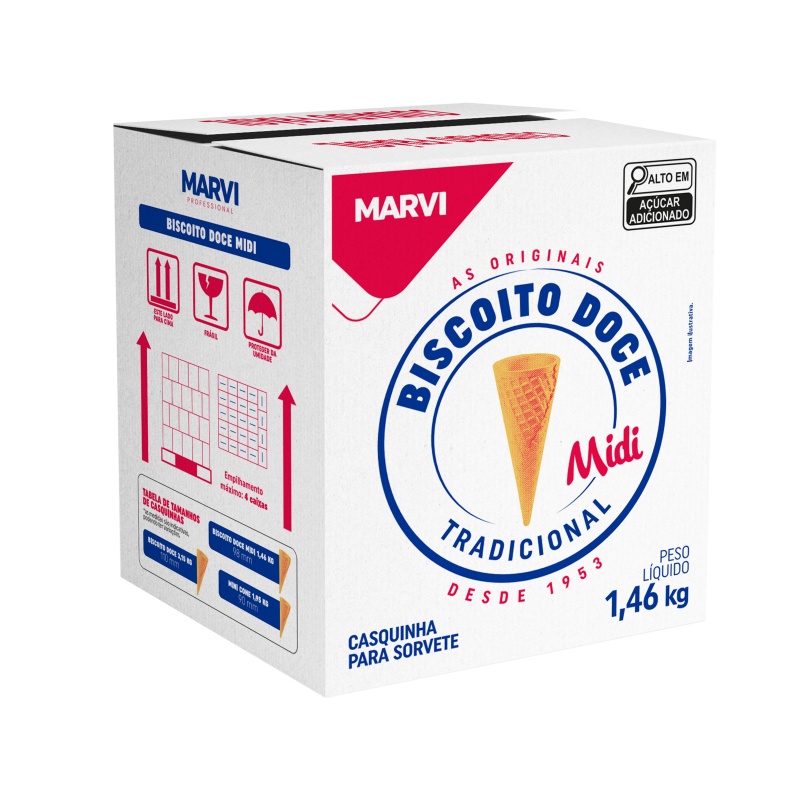 Biscoito Doce Midi 1,46kg